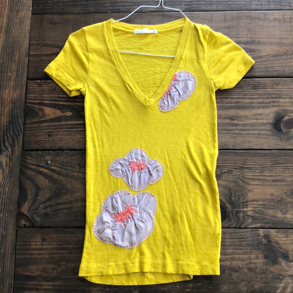 J. Crew Embellished Tee